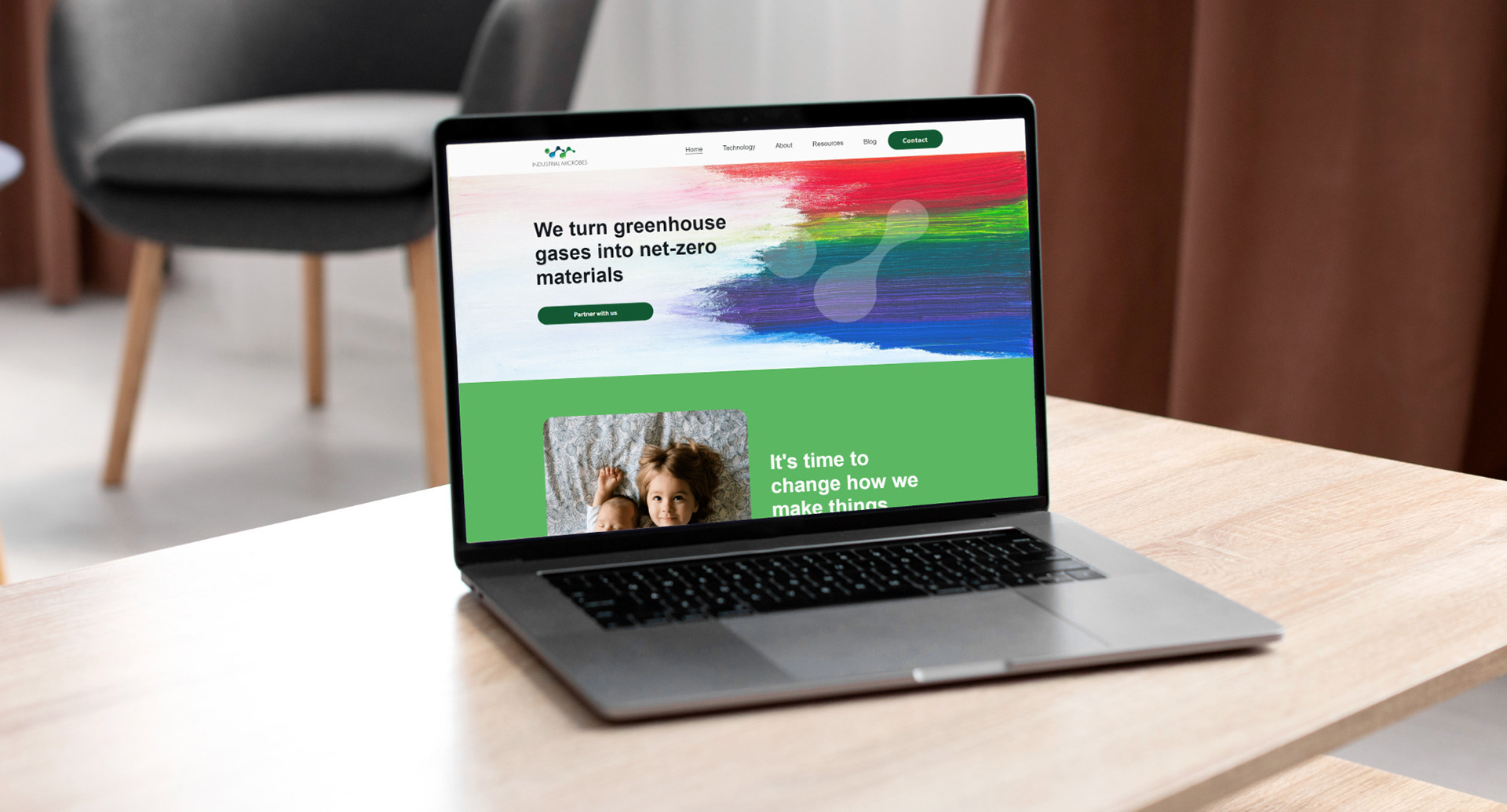 iMicrobes visual identity and website